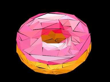 donut polyart
