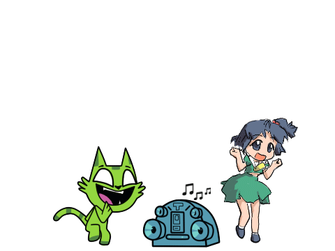 Add Yourself Dancing with Beast Boy and Anime Girl!