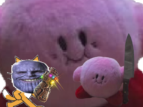Thanos Cat vs Kirb.