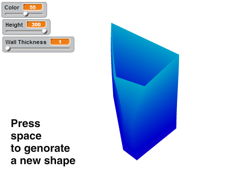3d shape generator (using pen)