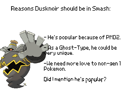 Dusknoir For Smash!
