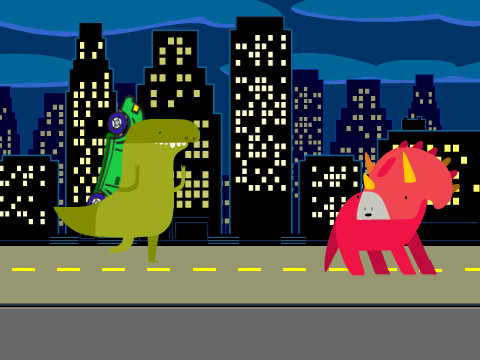 john goes to the city