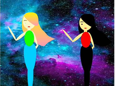 girl with flowing hair- practice animation