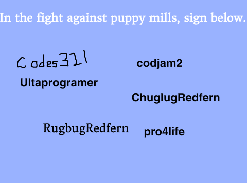 Ban the Puppy Mills! Remix and Sign! remix-3 remix