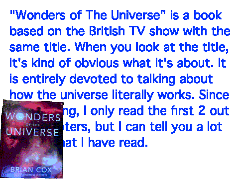 Wonders of The Universe School Project