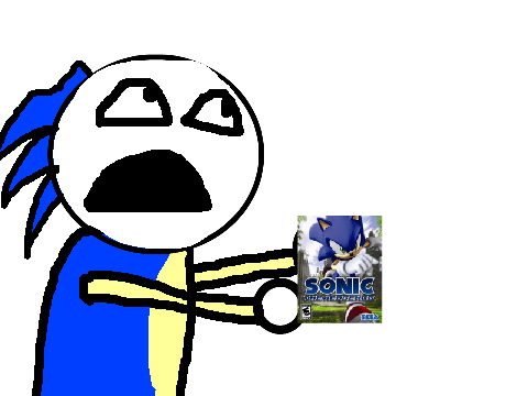 Sonic's reaction to Sonic 06