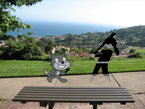 The cat