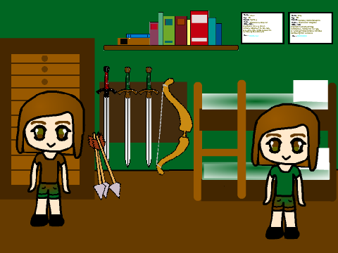 Hazel and Alvy's room for Silver Lace Academy