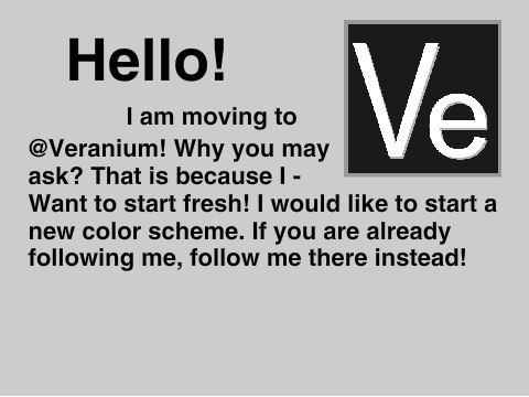 Moving to @Veranium