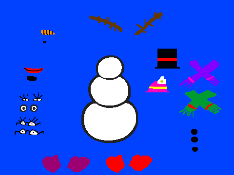 Snowman Dressup