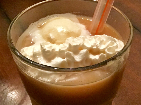 ice cream float milk tea