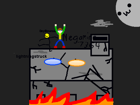Add Yourself to a Falling, Shaking, And Flaming Building!