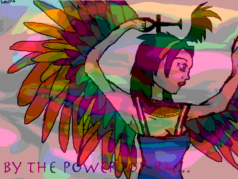 Egyptian Goddess for Kat round 2
