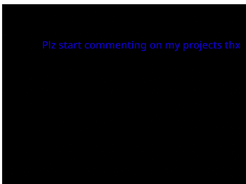 Start commenting plz