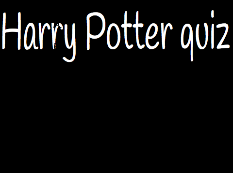 Harry Potter Quiz