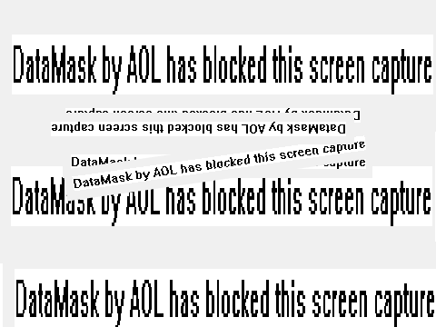 [Lost Project] Data Mask by AOL has blocked this project
