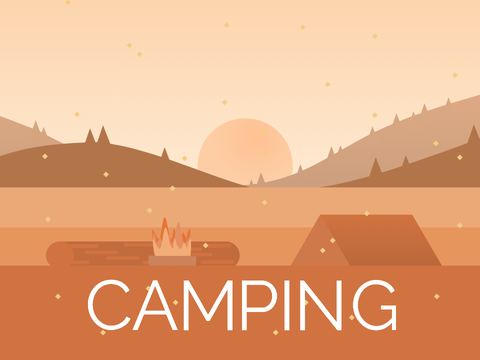 Camping | Landscape Art