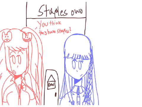 Junko and Kirigiri meme cuz i can