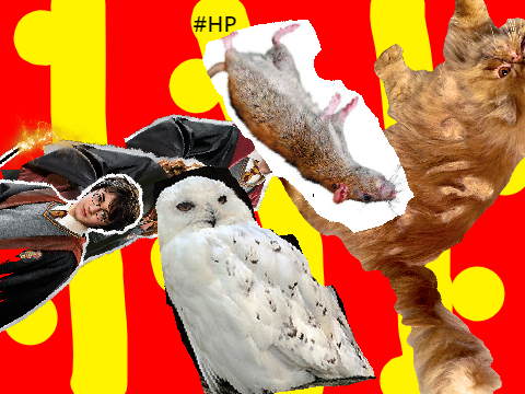 spinning HP characters