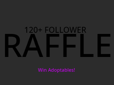 120+ FOLLOWER RAFFLE