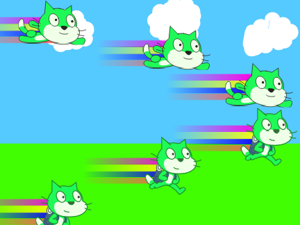 Rainbow cats