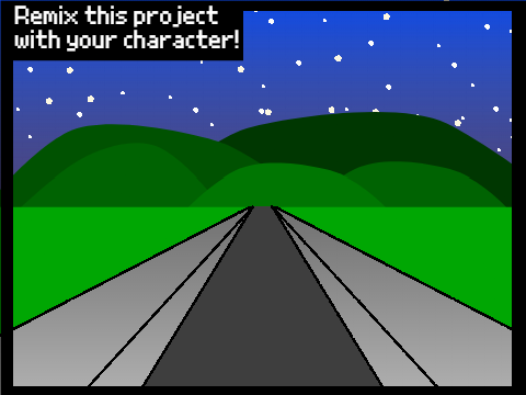 Add/Remix Yourself Walking down the Road