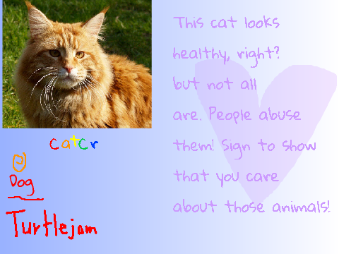 Sign if You hate Animal Abuse remix (I signed!)