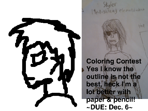 ~COLORING CONTEST~ Due Dec. 6 2014