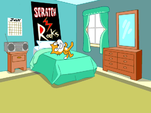 A Day In The Life Of Scratch Cat