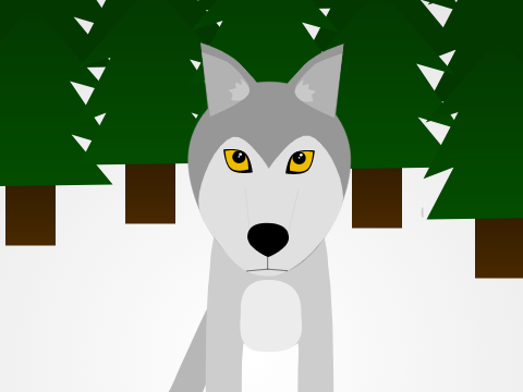 Gray Wolf #Animal Art 3