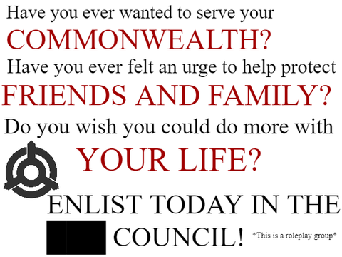 Re-Post || Advertisement for ███ Council