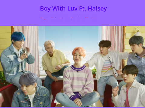 Boy With Luv - BTS English Cover