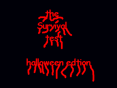 survival test halloween edtion