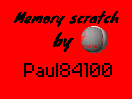 Memory scratch 100%pen