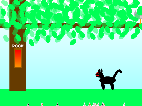 Bomb the kitty!
