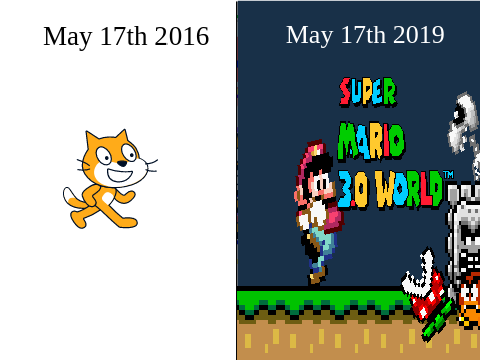 brad's 3 years on scratch