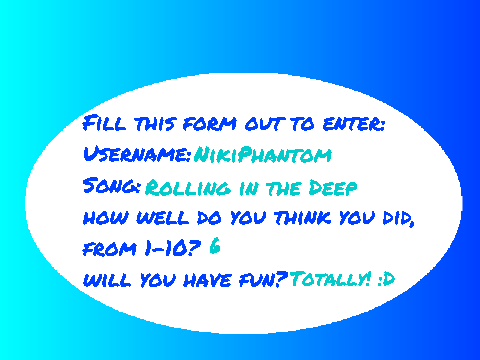 Emma5251's First Summer Singing Contest Entry