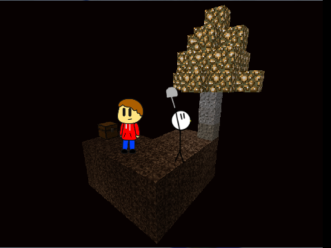 Add yourself stranded on Netherblock! remix