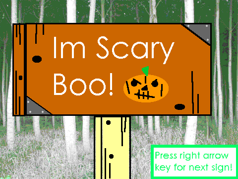 Make a Halloween Sign