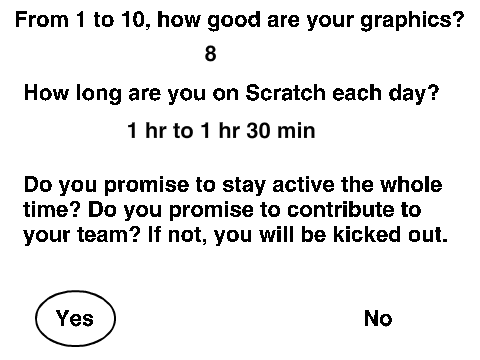 I FILLED OUT THE FORM YAY