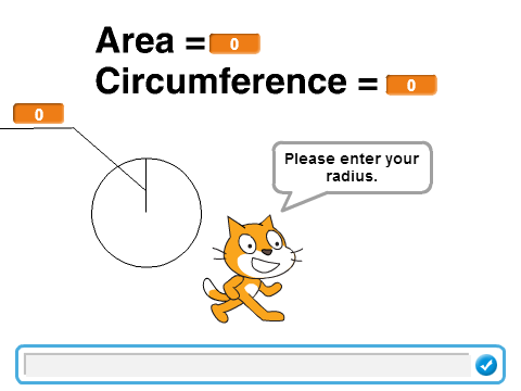Circumference and Area Calculator for a Circle