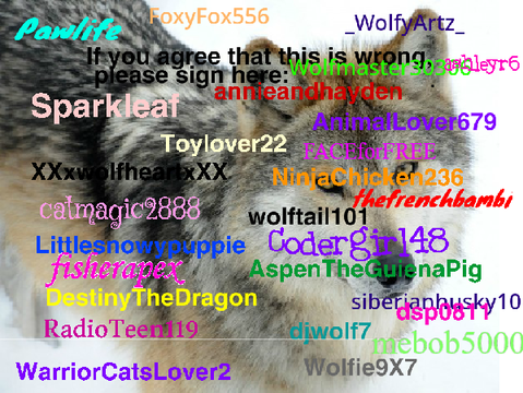 Sign To Stop Wolf Hunting! Remix remix