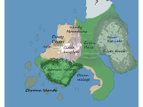 A map of a world