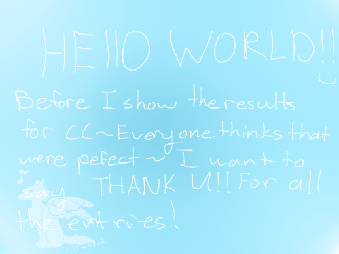 CC ~Everyone, Thinks That Were Perfect~ RESULTS + Art Dump
