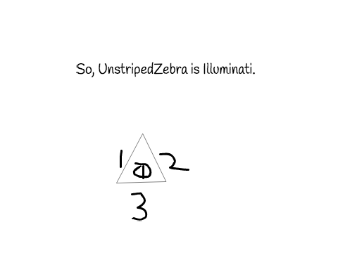IS UNSTRIPEDZEBRA ILLUMINATTI?