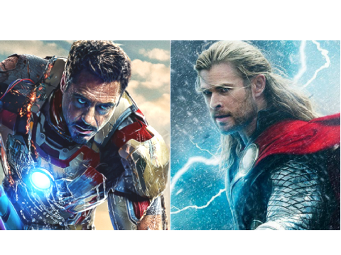 PICK YOUR FAVORITE IRON MAN OR THOR