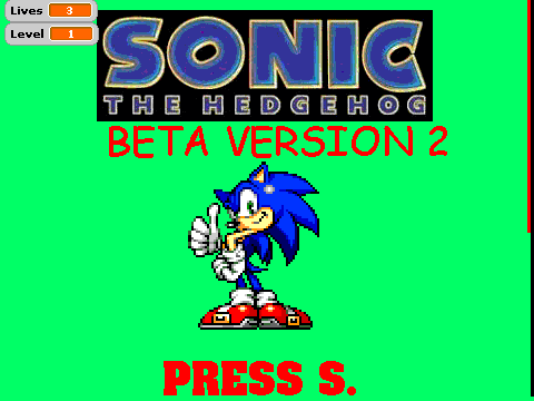 Sonic the Hedgehog Beta V2