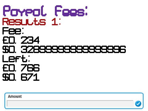 Paypa Fees
