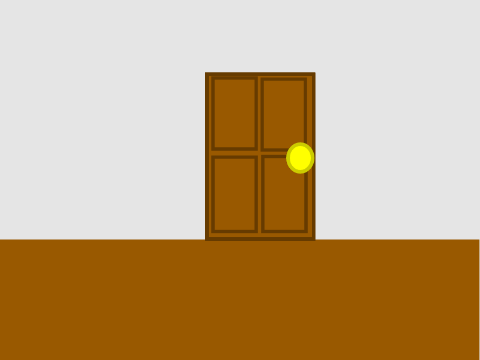 Walking through door animation