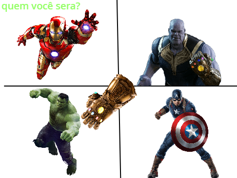 Super heróis e um vilão!